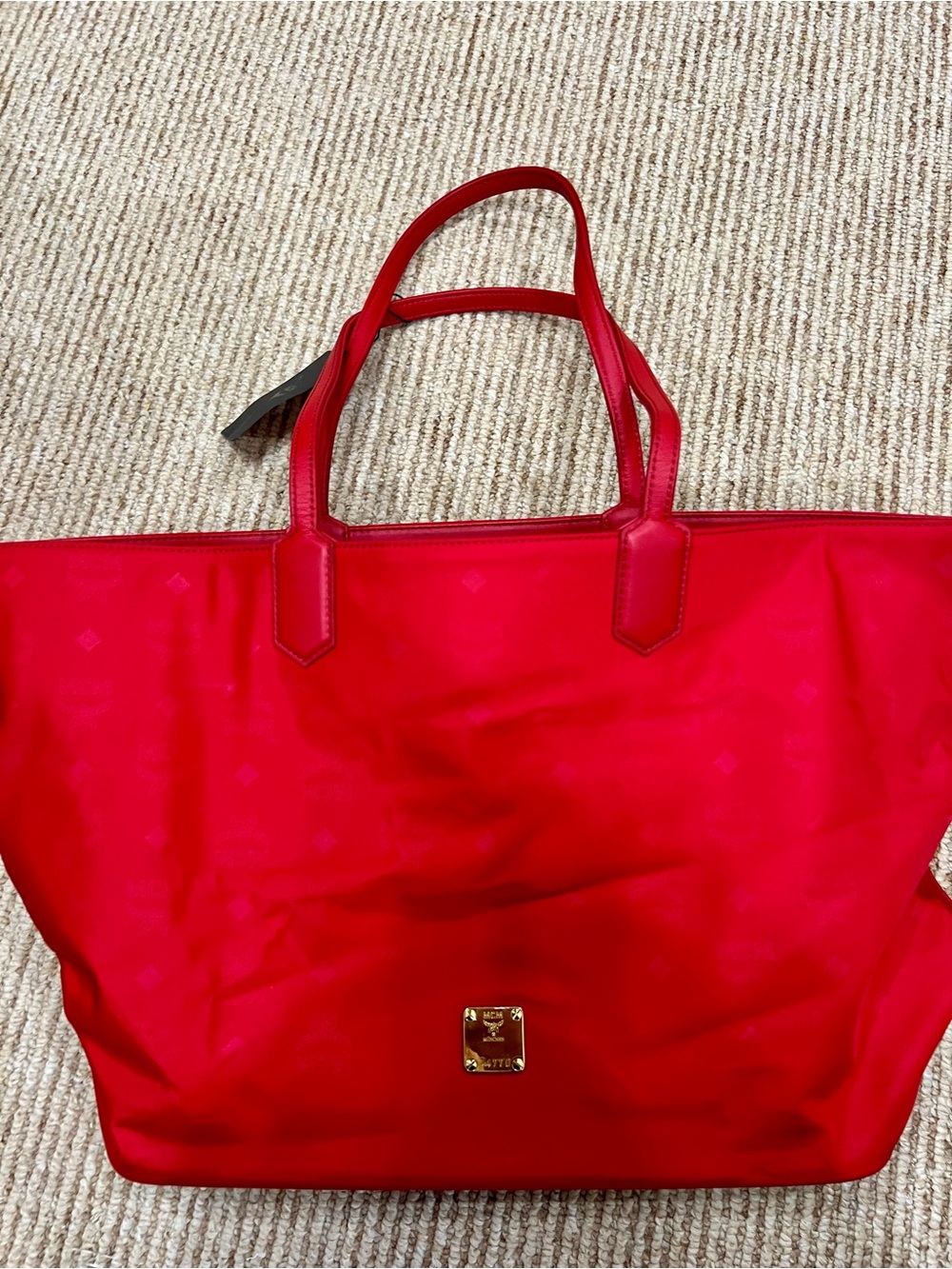 MCM Nylon Tote